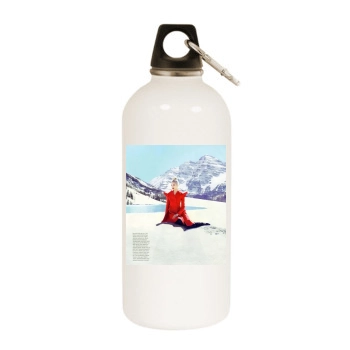 Soo Joo Park White Water Bottle With Carabiner