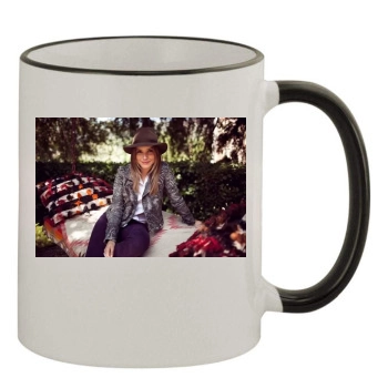 Sophia Bush 11oz Colored Rim & Handle Mug