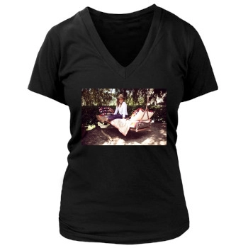 Sophia Bush Women's Deep V-Neck TShirt