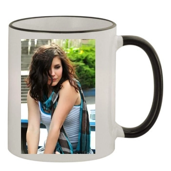 Sophia Bush 11oz Colored Rim & Handle Mug