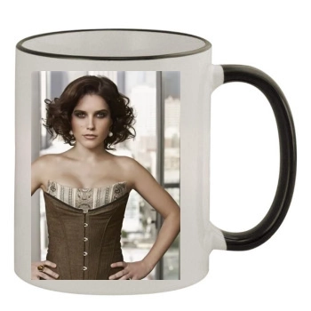 Sophia Bush 11oz Colored Rim & Handle Mug