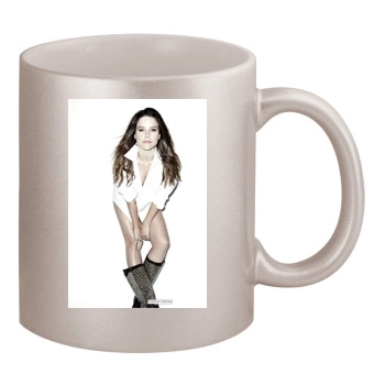 Sophia Bush 11oz Metallic Silver Mug