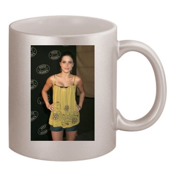 Sophia Bush 11oz Metallic Silver Mug