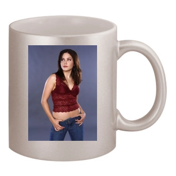 Sophia Bush 11oz Metallic Silver Mug