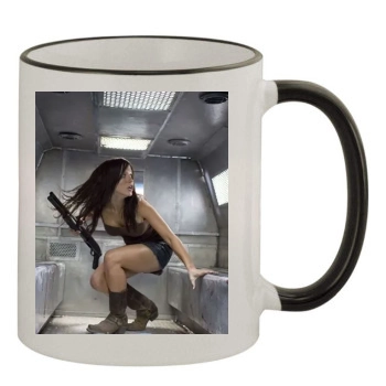 Sophia Bush 11oz Colored Rim & Handle Mug