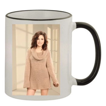 Sophia Bush 11oz Colored Rim & Handle Mug