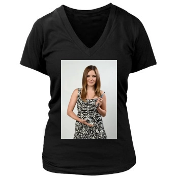 Sophia Bush Women's Deep V-Neck TShirt