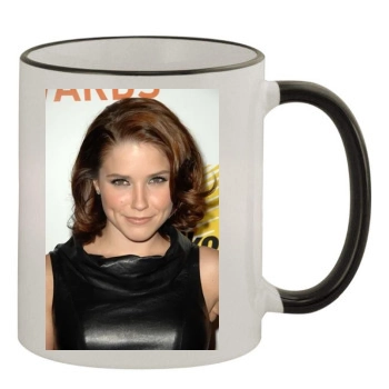 Sophia Bush 11oz Colored Rim & Handle Mug