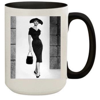 Sophia Loren 15oz Colored Inner & Handle Mug