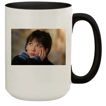 Sophie Marceau 15oz Colored Inner & Handle Mug