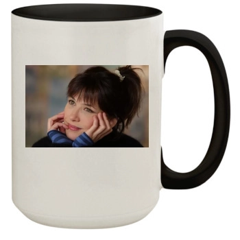 Sophie Marceau 15oz Colored Inner & Handle Mug