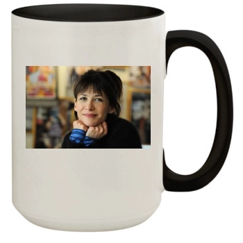 Sophie Marceau 15oz Colored Inner & Handle Mug