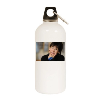 Sophie Marceau White Water Bottle With Carabiner