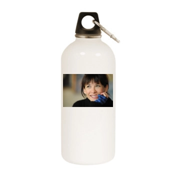 Sophie Marceau White Water Bottle With Carabiner