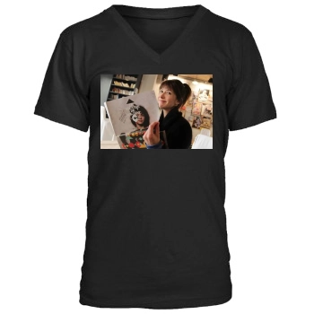 Sophie Marceau Men's V-Neck T-Shirt