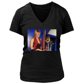 Sophie Raworth Women's Deep V-Neck TShirt