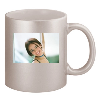 Alizee 11oz Metallic Silver Mug