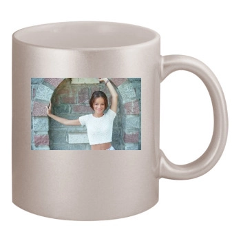 Alizee 11oz Metallic Silver Mug