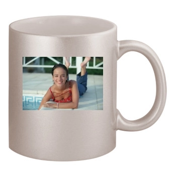 Alizee 11oz Metallic Silver Mug