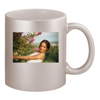 Alizee 11oz Metallic Silver Mug