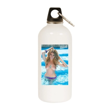 Staci Noblett White Water Bottle With Carabiner