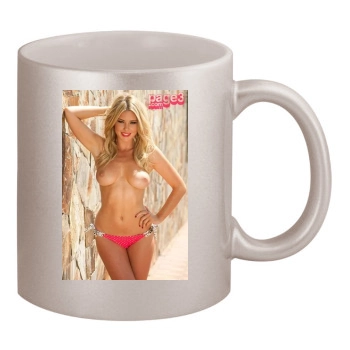 Staci Noblett 11oz Metallic Silver Mug