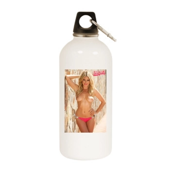 Staci Noblett White Water Bottle With Carabiner