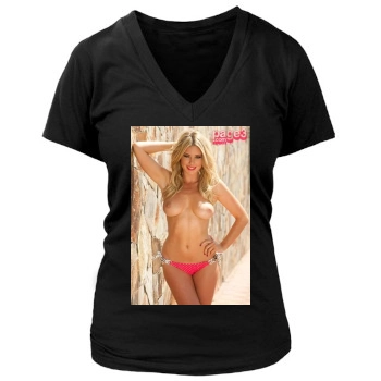 Staci Noblett Women's Deep V-Neck TShirt