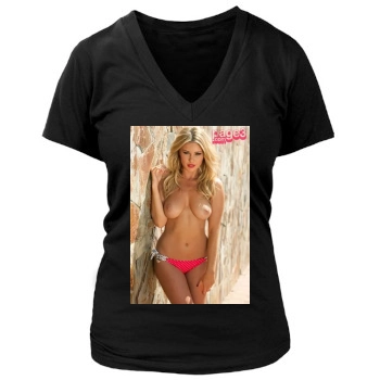 Staci Noblett Women's Deep V-Neck TShirt