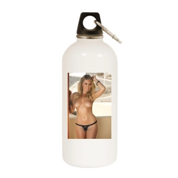 Staci Noblett White Water Bottle With Carabiner