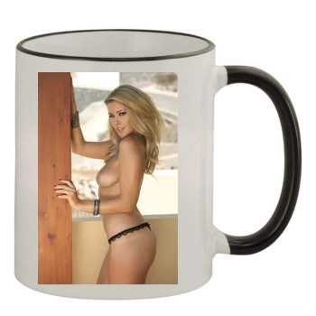 Staci Noblett 11oz Colored Rim & Handle Mug