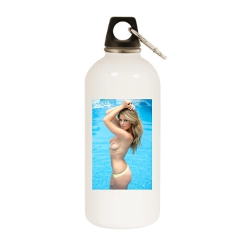 Staci Noblett White Water Bottle With Carabiner