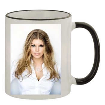 Fergie 11oz Colored Rim & Handle Mug