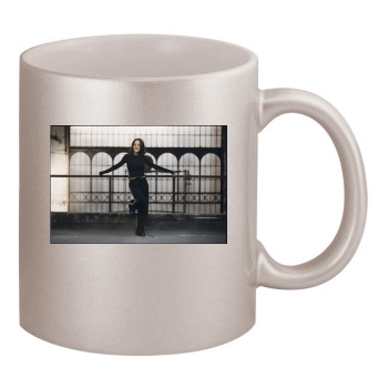 Alizee 11oz Metallic Silver Mug