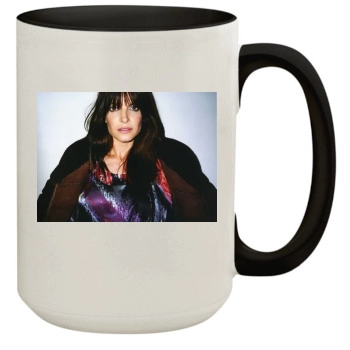 Stephanie Seymour 15oz Colored Inner & Handle Mug