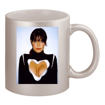 Stephanie Seymour 11oz Metallic Silver Mug