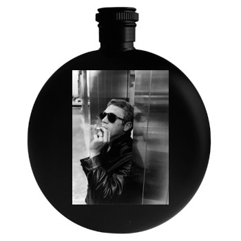 Steve Mcqueen Round Flask