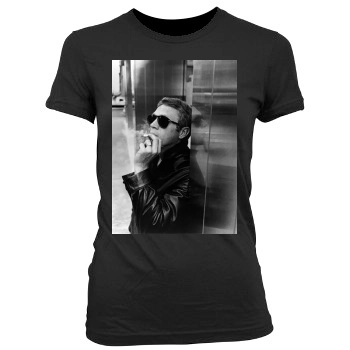 Steve Mcqueen Women's Junior Cut Crewneck T-Shirt