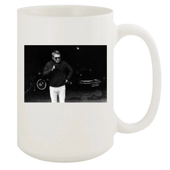 Steve Mcqueen 15oz White Mug