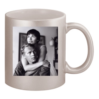 Steve Mcqueen 11oz Metallic Silver Mug