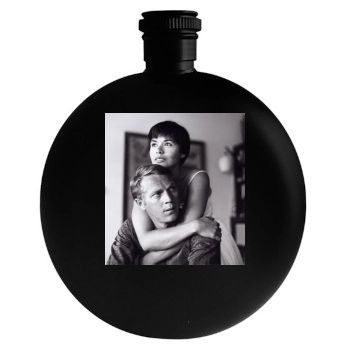 Steve Mcqueen Round Flask