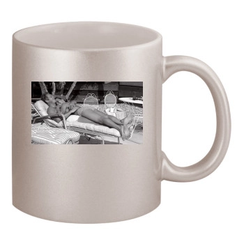 Steve Mcqueen 11oz Metallic Silver Mug