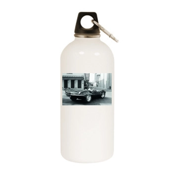 Steve Mcqueen White Water Bottle With Carabiner