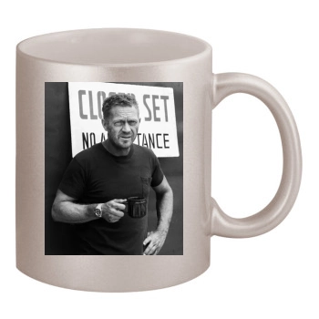 Steve Mcqueen 11oz Metallic Silver Mug