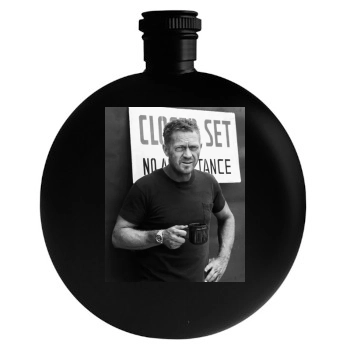 Steve Mcqueen Round Flask