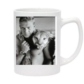 Steve Mcqueen 14oz White Statesman Mug