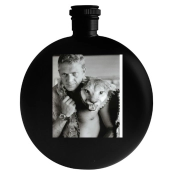 Steve Mcqueen Round Flask