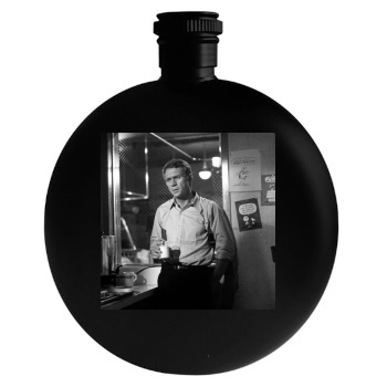 Steve Mcqueen Round Flask