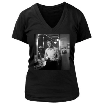 Steve Mcqueen Women's Deep V-Neck TShirt