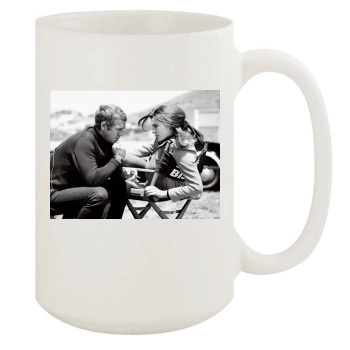 Steve Mcqueen 15oz White Mug